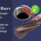 ThreadBurr – Volhardmetaal draadfrezen van SmiCut Draadsnijden en ontbramen in 1 handeling Draadfrezen van SmiCut (ThreadBurr) geven een mooie aansnede en een draad zonder bramen. Draadsnijden en ontbramen in 1 handeling Geen extra bewerkingstijd om te ontbramen